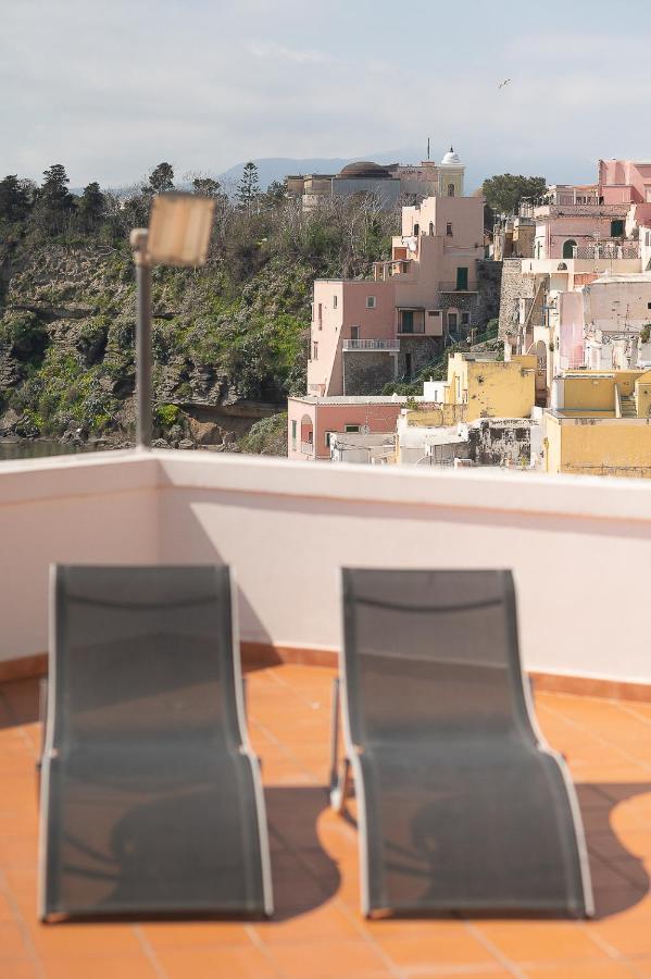 La Procidana House - Corricella Exlusive Terrace Villa Luaran gambar